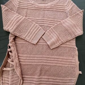 Women's Knit Sweater - light Peach